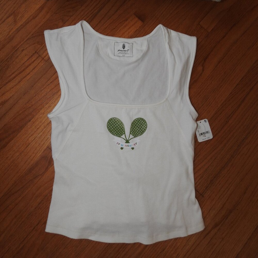 Free People Movement Tennis Shirt Small New!...C725